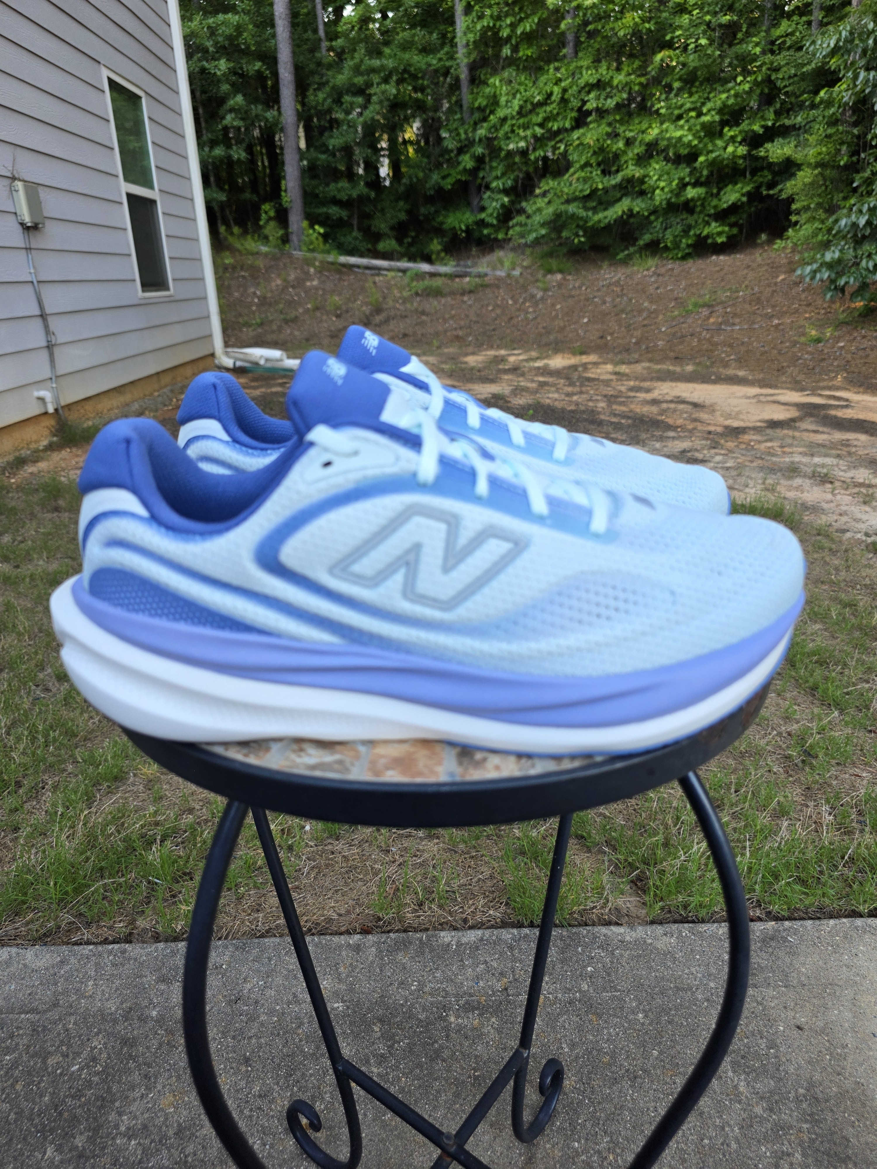 New Balance Ff X 1080v15 Glint Blue Running Shoe Sneaker Women Sz 11.5 B Worn 1x